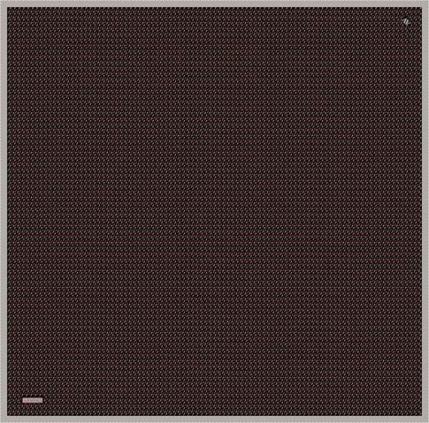 Armine Çiçek Desenli Saf İpek Twill Eşarp 9307D 34