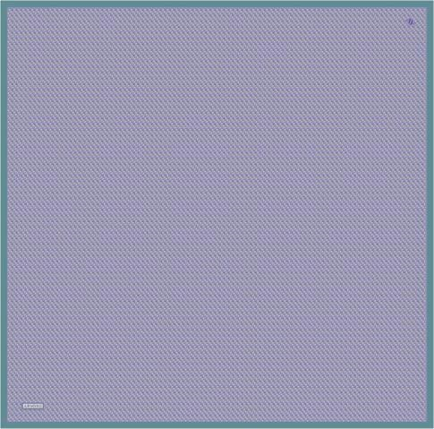 Armine Çiçek Desenli Saf İpek Twill Eşarp 9307D 55