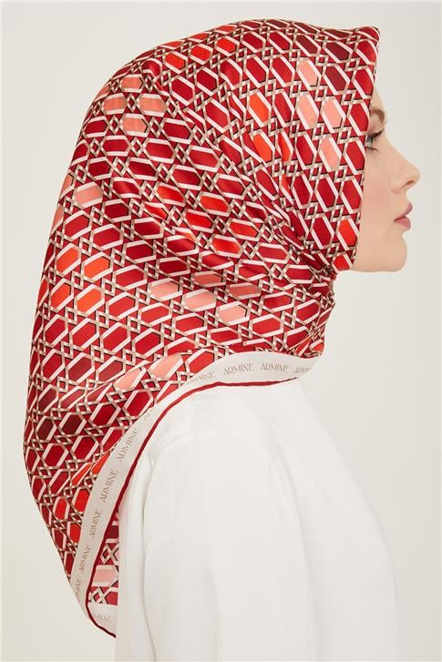 Armine Çiçek Desenli Sura İpek Eşarp 24Ya9145 34 06