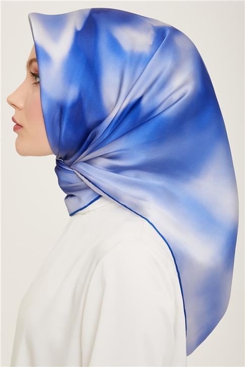 Armine Çiçek Desenli Twill İpek Eşarp 24Ya9124 82 84