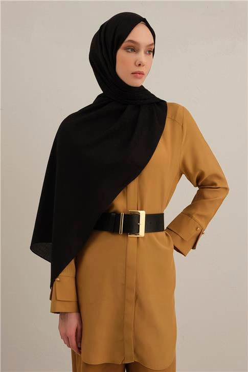 Armine Damla Desen Bambu Cotton Şal 01