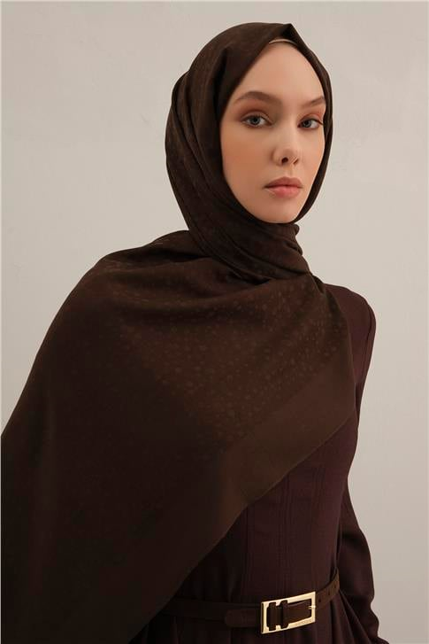 Armine Damla Desen Bambu Cotton Şal 10