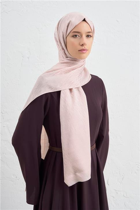 Armine Elegance İpek Pamuk Monogram Şal 39