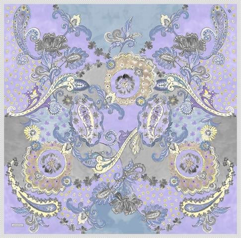 Armine Etnik Desenli Saf İpek Sura Eşarp 9338D 82
