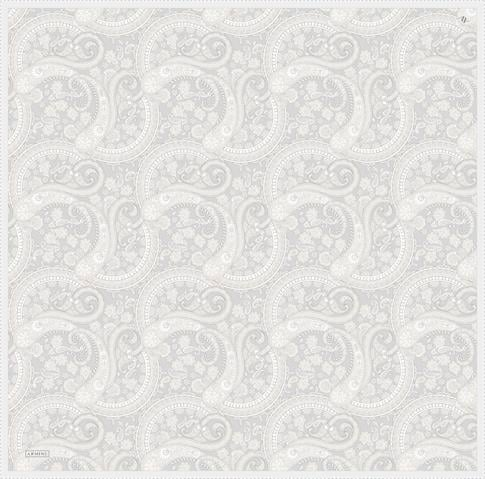 Armine Etnik Desenli Saf İpek Twill Eşarp 9304D 84
