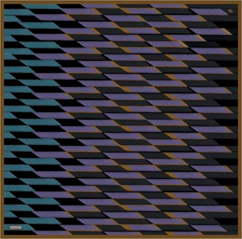 Armine Geometrik Desenli Saf İpek Sura Eşarp 9325D 82