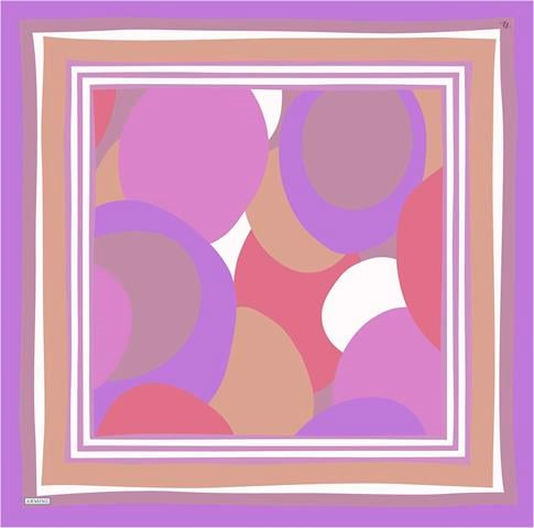 Armine Geometrik Desenli Saf İpek Sura Eşarp 9313D 57