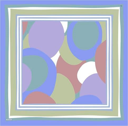 Armine Geometrik Desenli Saf İpek Sura Eşarp 9313D 56