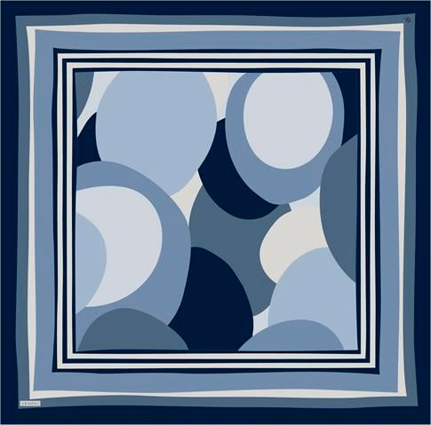 Armine Geometrik Desenli Saf İpek Sura Eşarp 9313D 86