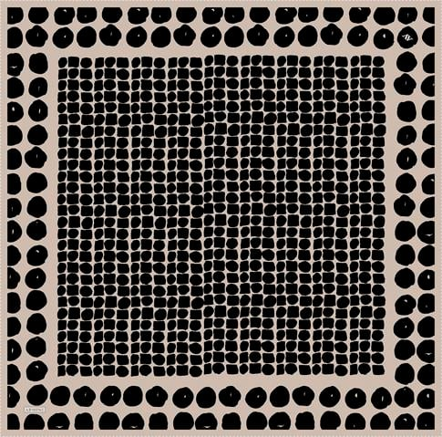 Armine Geometrik Desenli Saf İpek Sura Eşarp 9354D 86