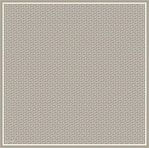 Armine Geometrik Desenli Saf İpek Twill Eşarp 9417D 85