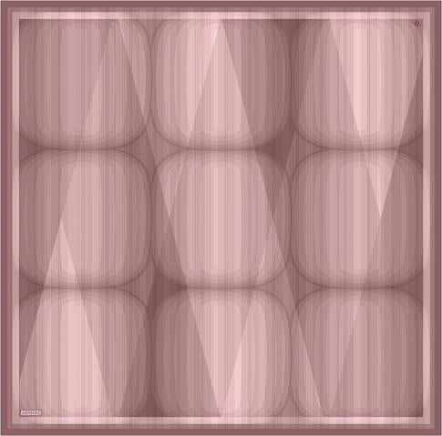 Armine Geometrik Desenli Saf İpek Twill Eşarp 9402D 05