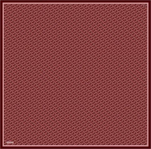 Armine Geometrik Desenli Saf İpek Twill Eşarp 9417D 35