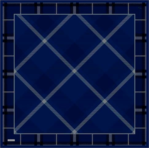 Armine Geometrik Desenli Saf İpek Twill Eşarp 9418D 51