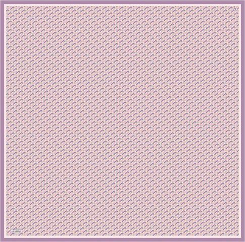 Armine Geometrik Desenli Saf İpek Twill Eşarp 9417D 37