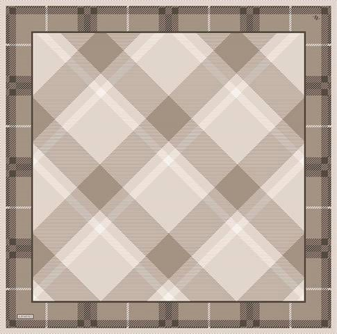 Armine Geometrik Desenli Saf İpek Twill Eşarp 9418D 36