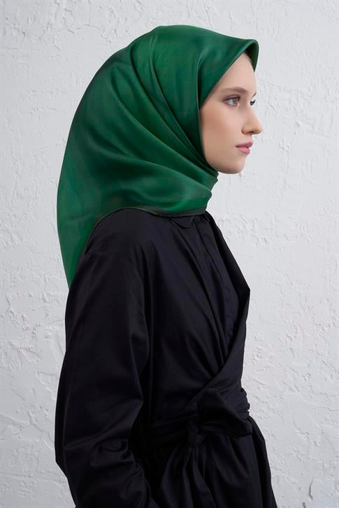 Armine Geometrik Desenli Saf İpek Twill Eşarp 9402D 36