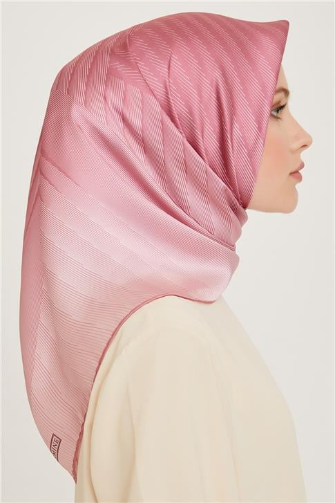 Armine Geometrik Desenli Sura Saf İpek Eşarp 9237D 31