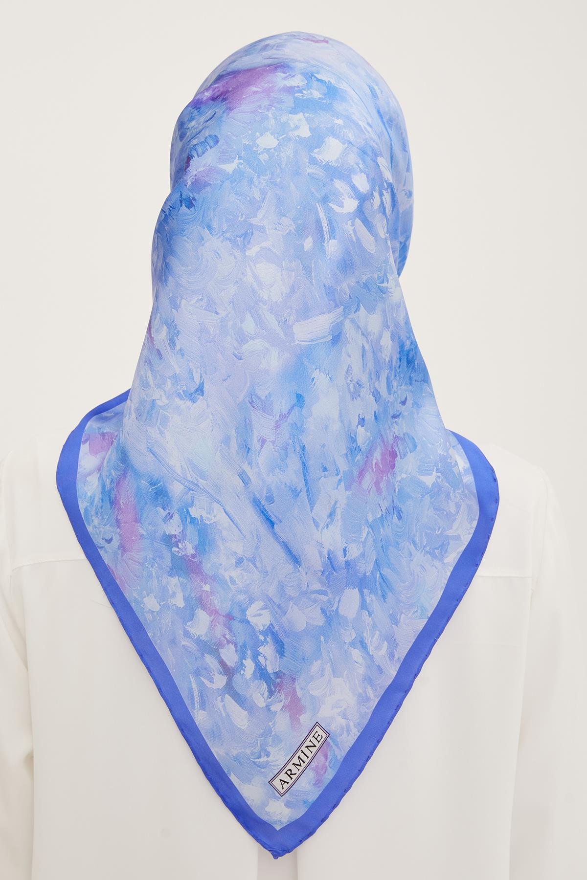 Armine İpek Eşarp 2023/24 İlkbahar Yaz Sezonu 8922D02 56 - Twill (Tivil) İpek