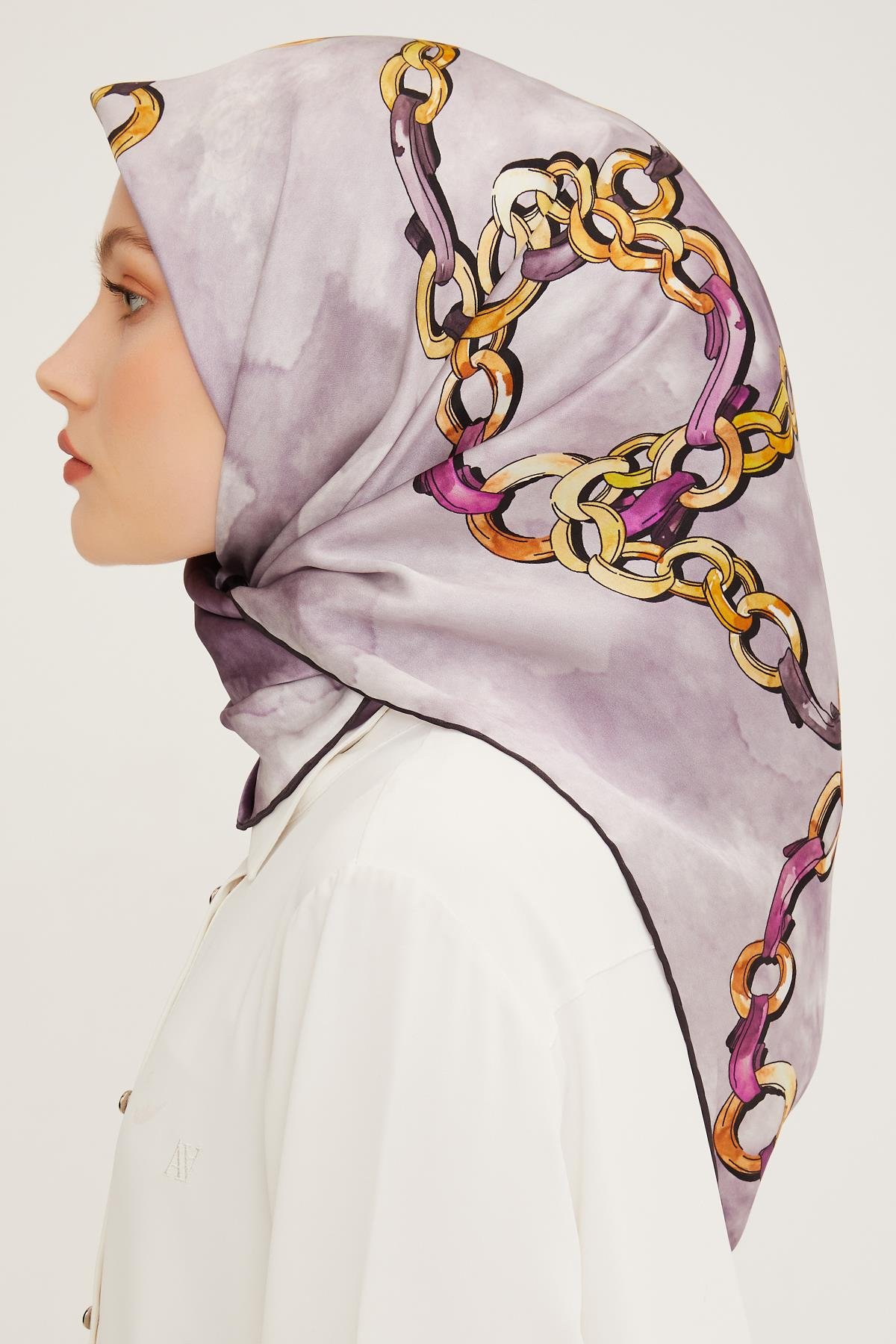 Armine İpek Eşarp 2023/24 İlkbahar Yaz Sezonu 8920D01 39 -Sura İpek