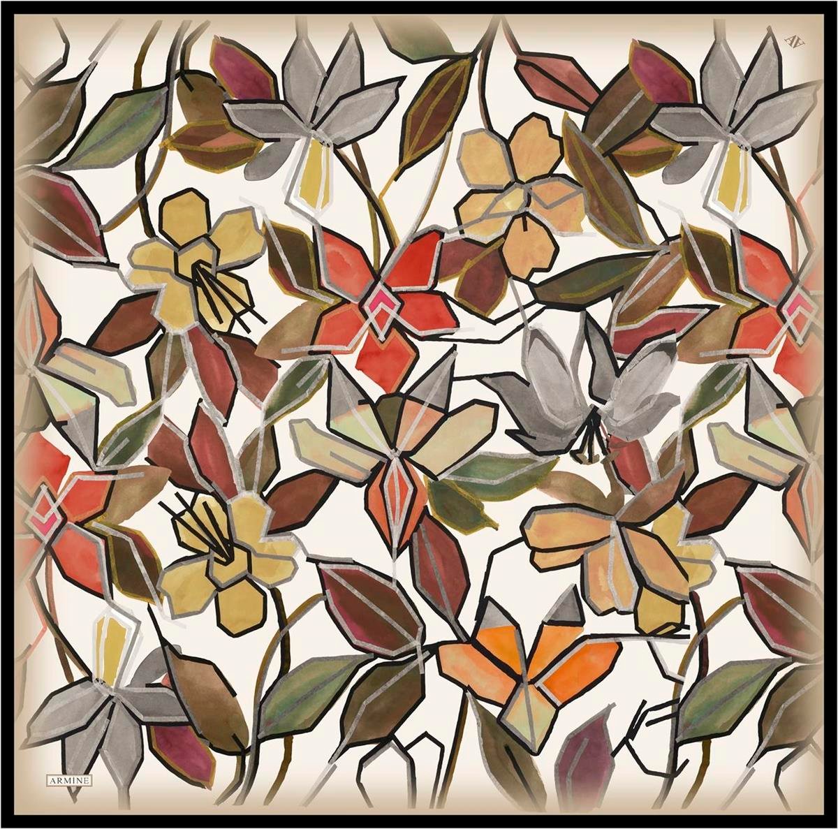 Armine İpek Eşarp 2023/24 İlkbahar Yaz Sezonu 8962D02 36 - Twill (Tivil) İpek