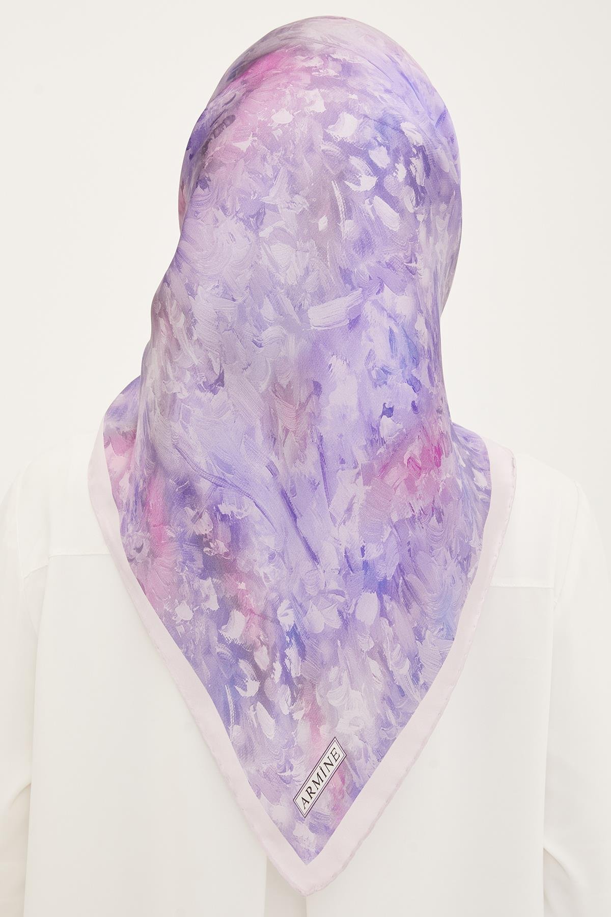 Armine İpek Eşarp 2023/24 İlkbahar Yaz Sezonu 8922D02 01 - Twill (Tivil) İpek