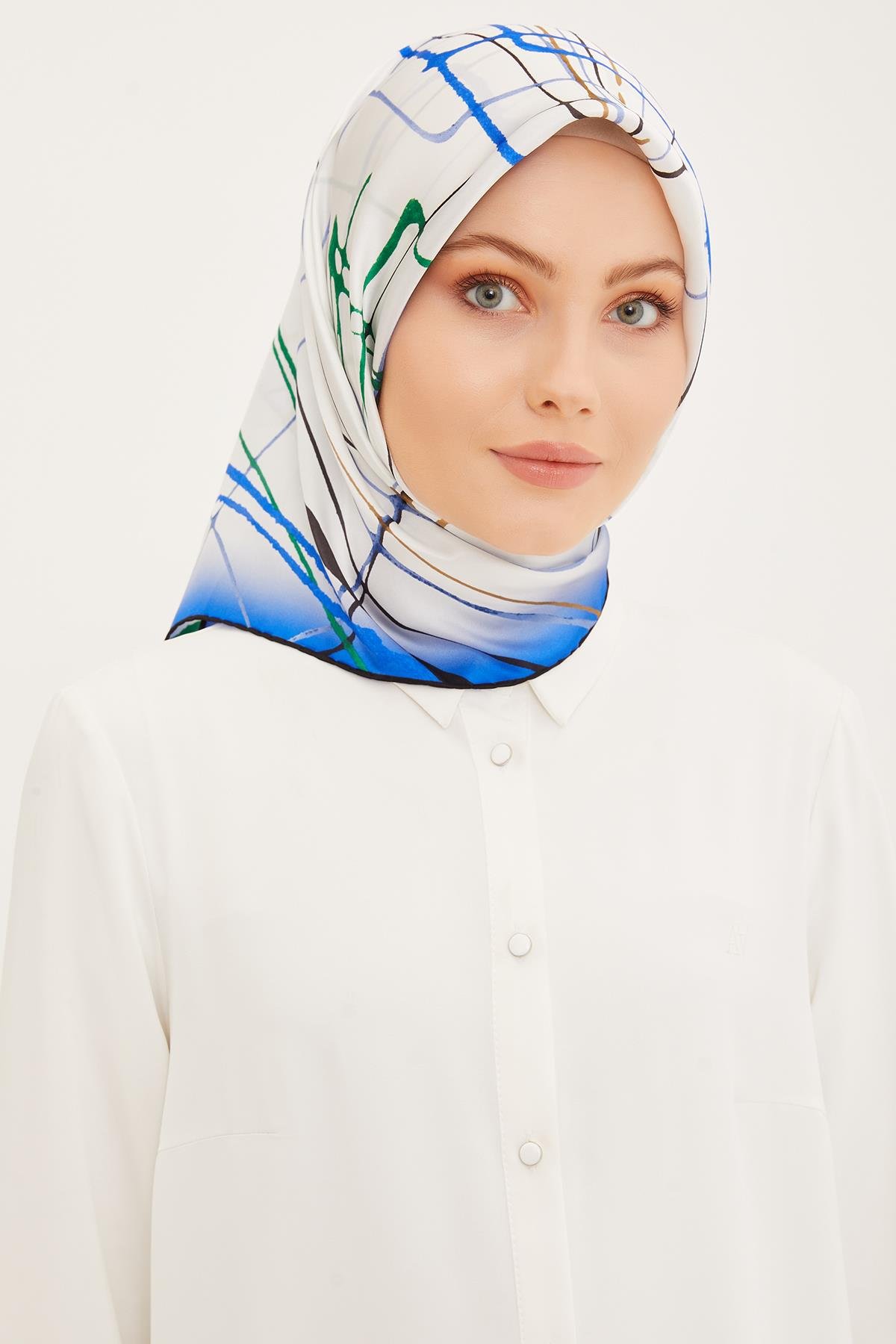 Armine İpek Eşarp 2023/24 İlkbahar Yaz Sezonu 8948D01 37 -Sura İpek