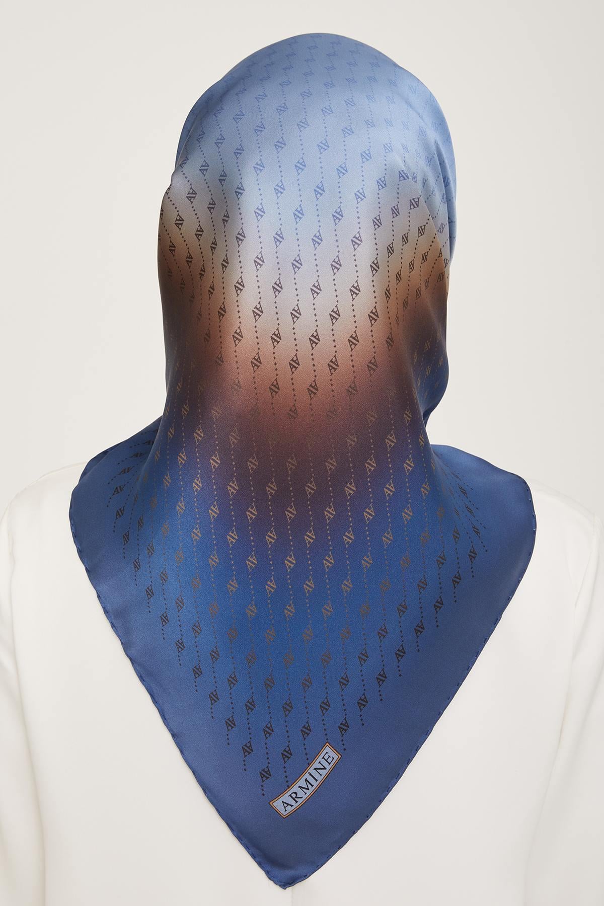 Armine İpek Eşarp 9003D-36 - 2023 Kış İpek Twill