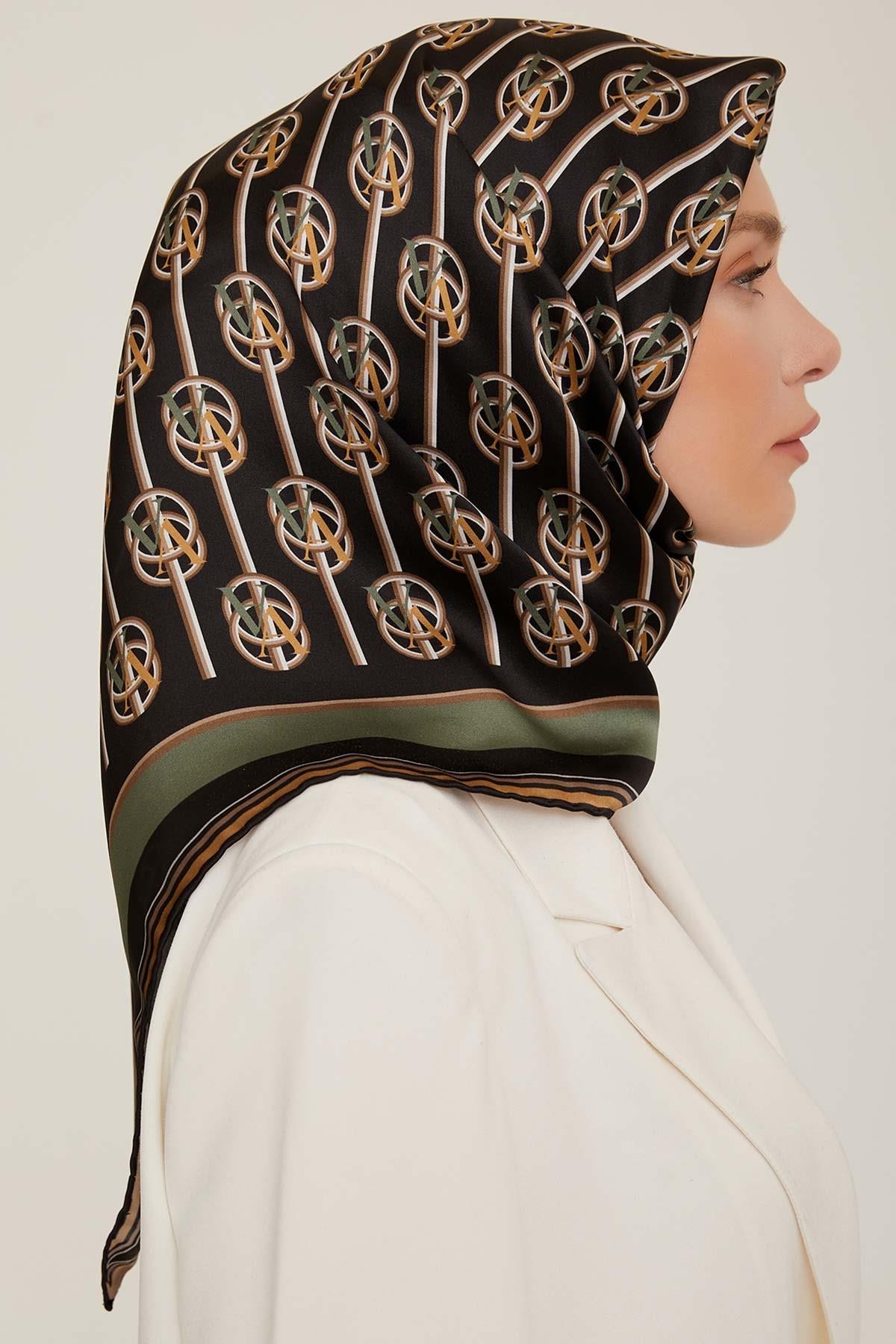 Armine İpek Eşarp Nostalji Twill 8822D-35