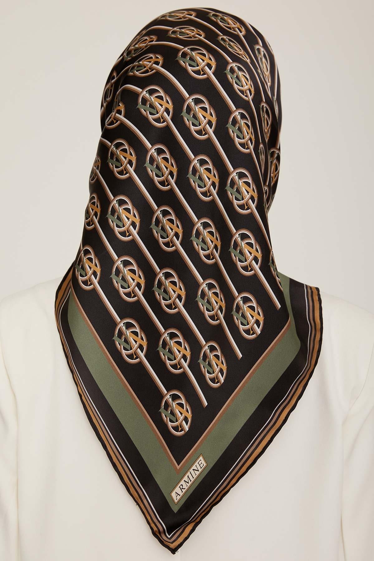 Armine İpek Eşarp Nostalji Twill 8822D-35