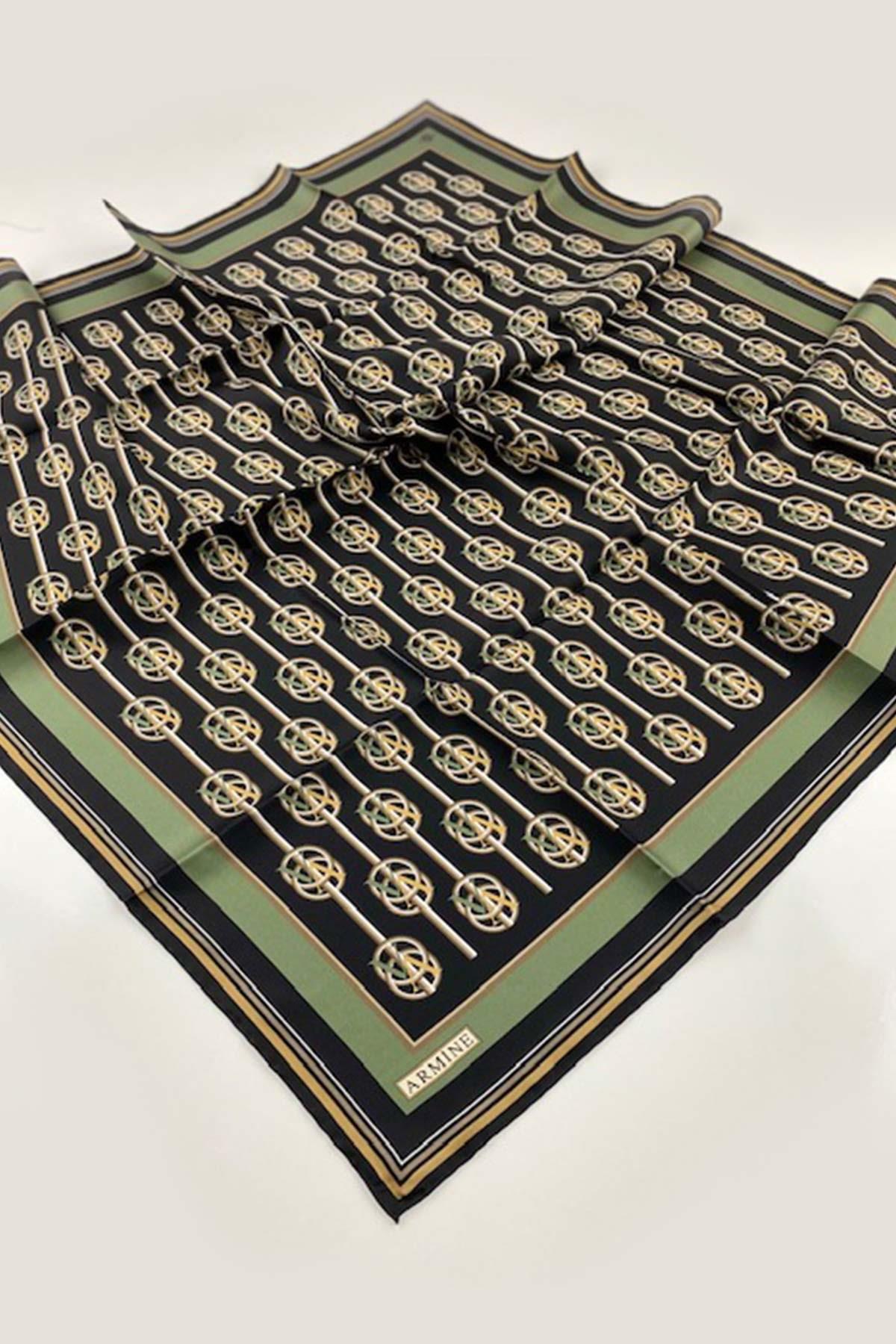 Armine İpek Eşarp Nostalji Twill 8822D-35