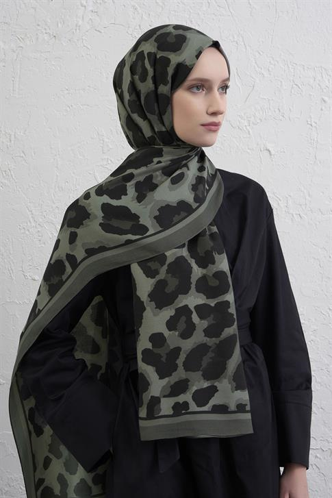 Armine İpek Tensel Leopar Şal 3 06