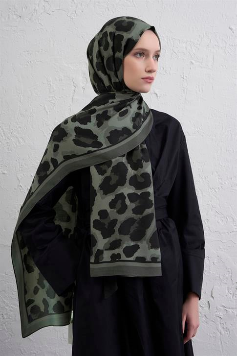 Armine İpek Tensel Leopar Şal 3 06