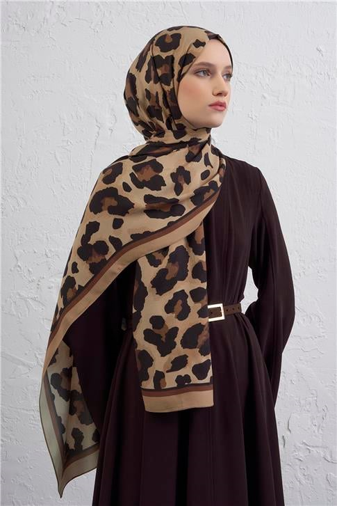 Armine İpek Tensel Leopar Şal 3 31