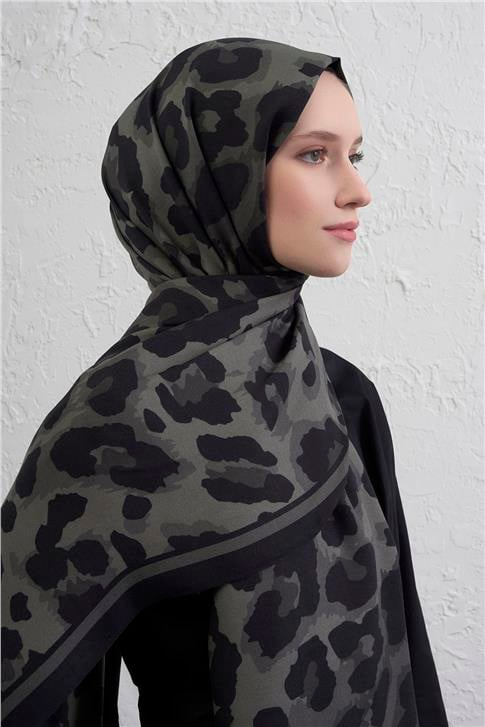Armine İpek Tensel Leopar Şal 3 34