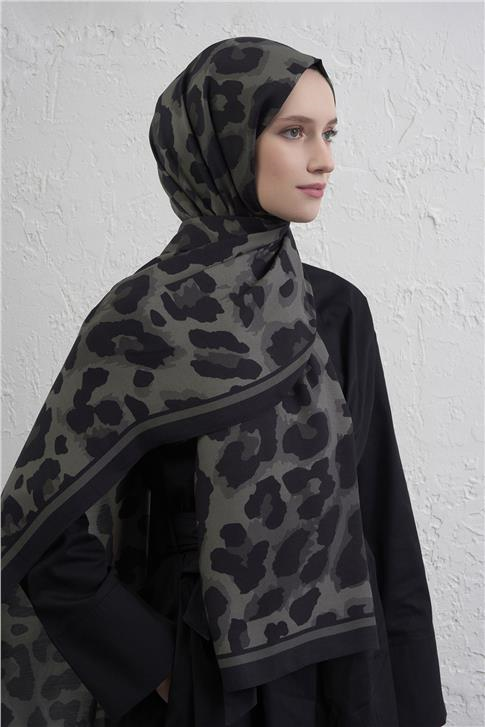 Armine İpek Tensel Leopar Şal 3 34