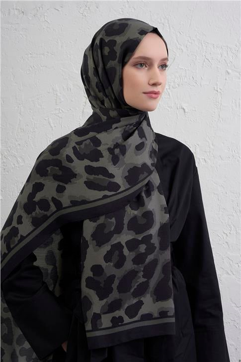 Armine İpek Tensel Leopar Şal 3 34