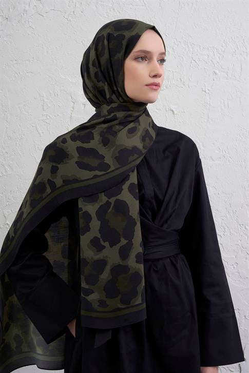 Armine İpek Tensel Leopar Şal 3 35