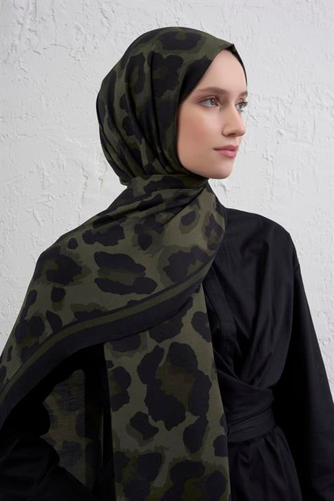Armine İpek Tensel Leopar Şal 3 35