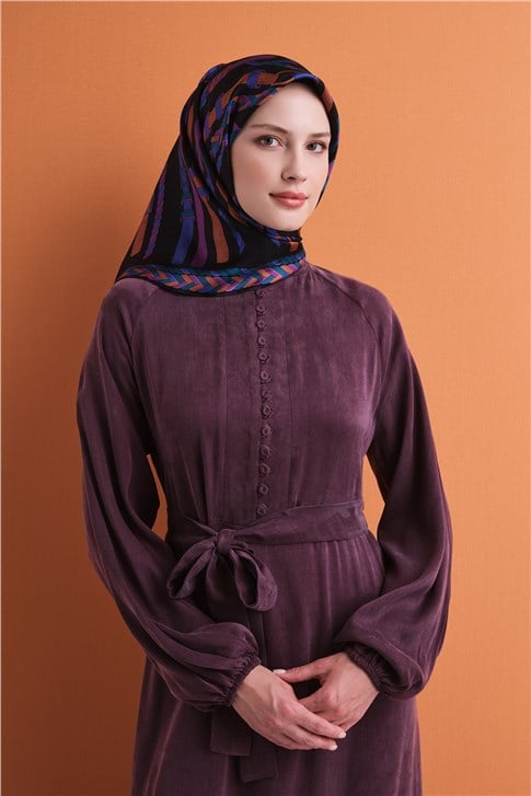 Armine Jakarlı İpek Eşarp 9607D 53