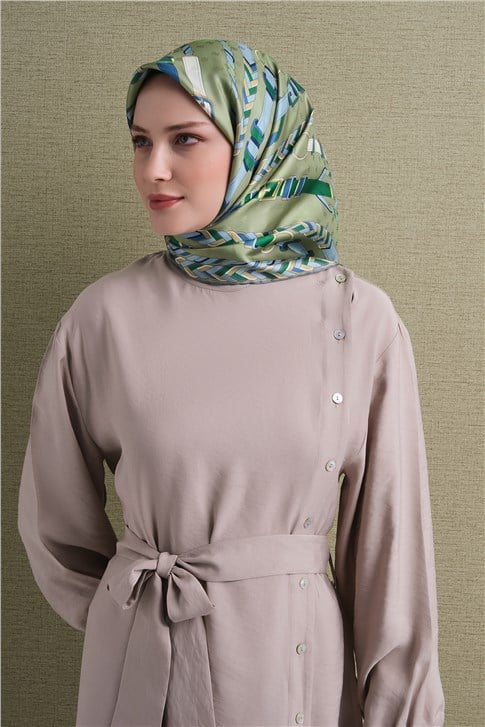 Armine Jakarlı İpek Eşarp 9607D 81