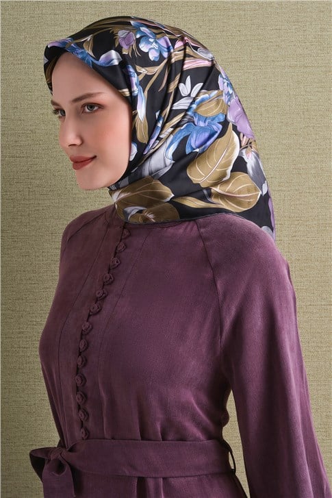 Armine Jakarlı İpek Eşarp 9608D 08