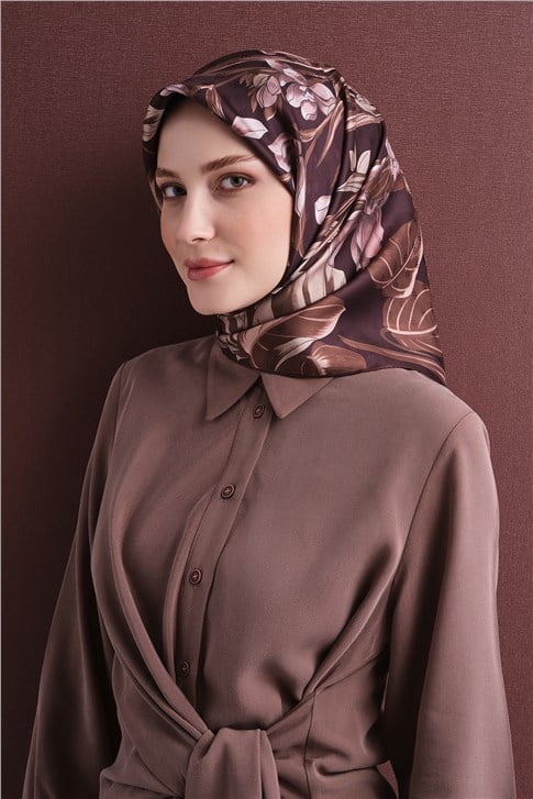 Armine Jakarlı İpek Eşarp 9608D 50
