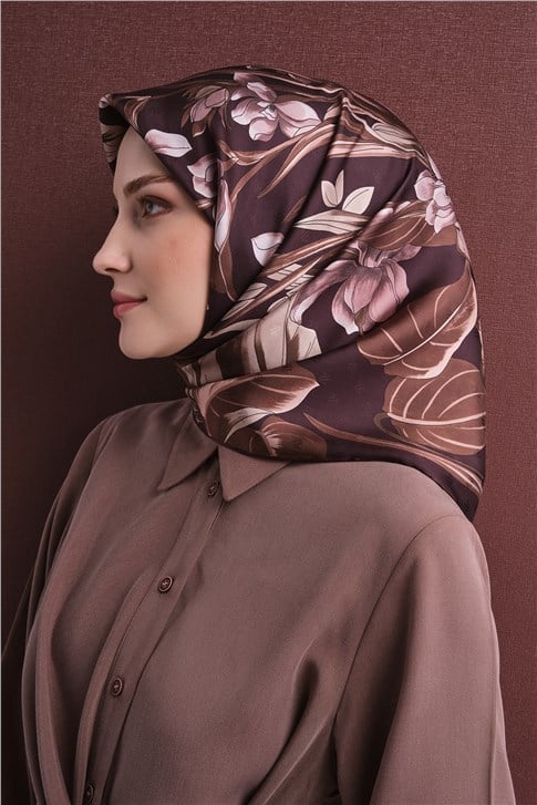Armine Jakarlı İpek Eşarp 9608D 50