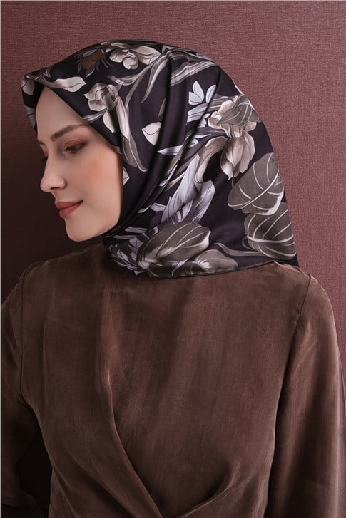 Armine Jakarlı İpek Eşarp 9608D 57