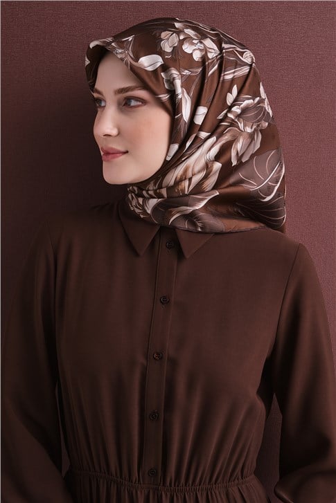 Armine Jakarlı İpek Eşarp 9608D 80