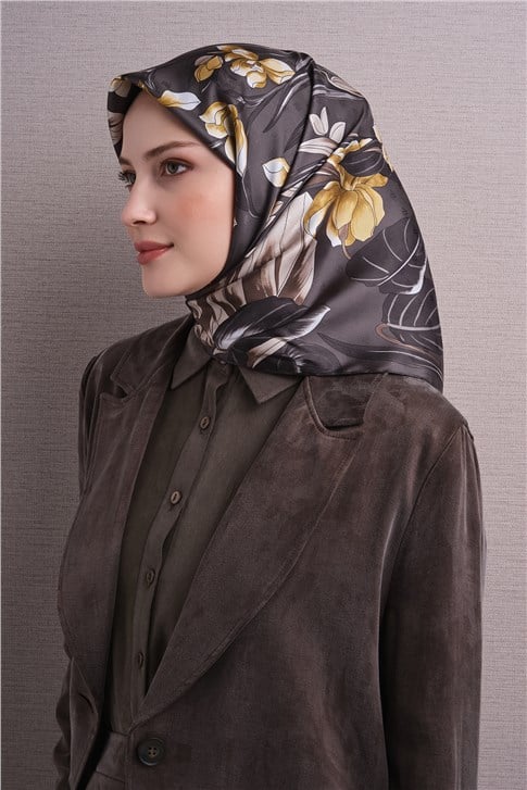 Armine Jakarlı İpek Eşarp 9608D 83