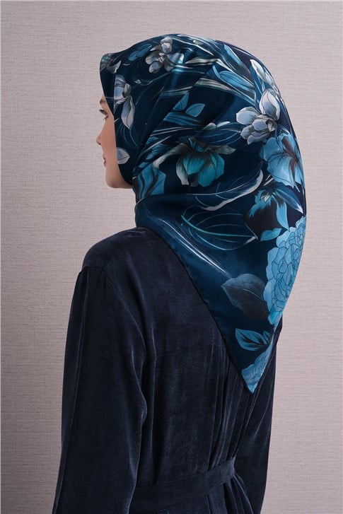 Armine Jakarlı İpek Eşarp 9608D 84