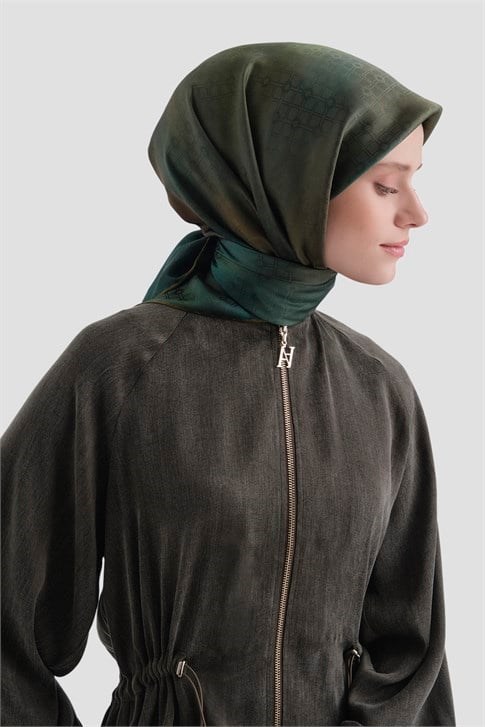 Armine Jakarlı İpek Eşarp 9647D 06