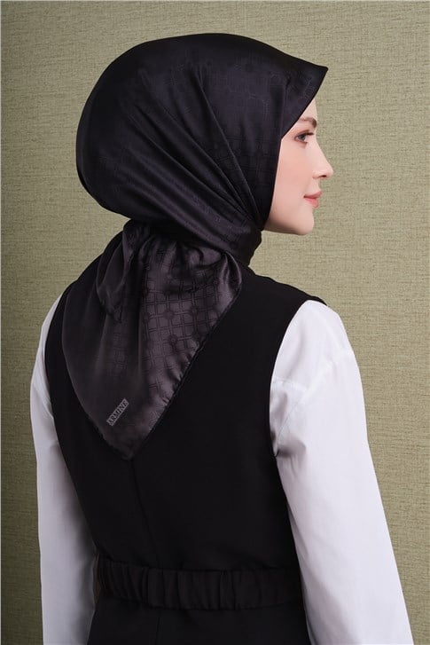 Armine Jakarlı İpek Eşarp 9647D 50